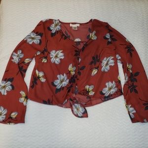 NWT URBAN ROMANTICS ladies blouse size M